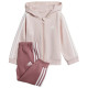 Adidas Βρεφικές φόρμες σετ Essentials Fleece 3-Stripes Full-Zip Hooded Set Adidas Βρεφικές φόρμες σετ Essentials Fleece 3-Stripes Full-Zip Hooded Set